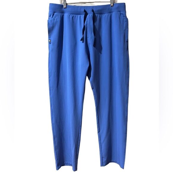 FIGS Scrub Straight Leg Elastic Waist Pants Royal Blue Men’s Size XXL M19SW2008 - Picture 1 of 7